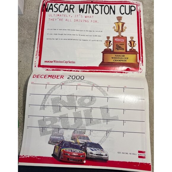 1999-2000 NASCAR Winston Cup Series Calendar Featuring Winston Ad Campaign - Picture 5 of 7